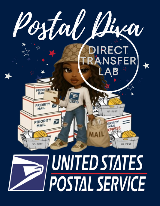 Postal Diva Postal DTF Print