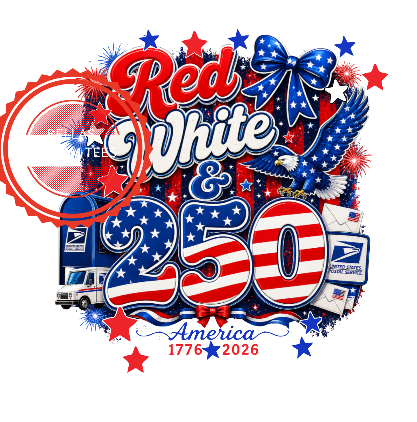 red white and 250