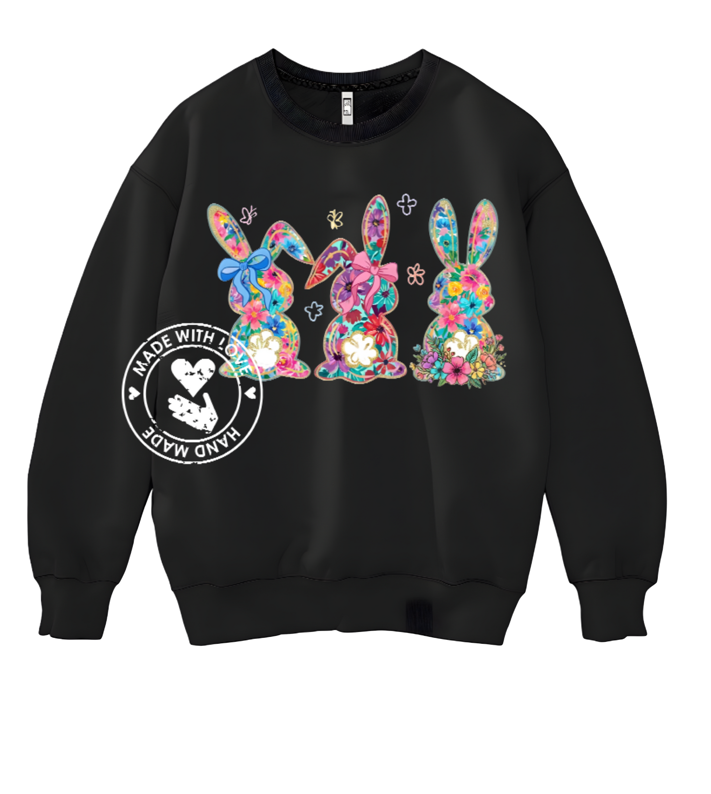 Floral Easter Bunnies