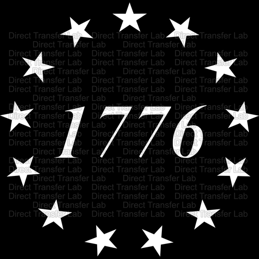 "1776" Birth of America White Print Edition