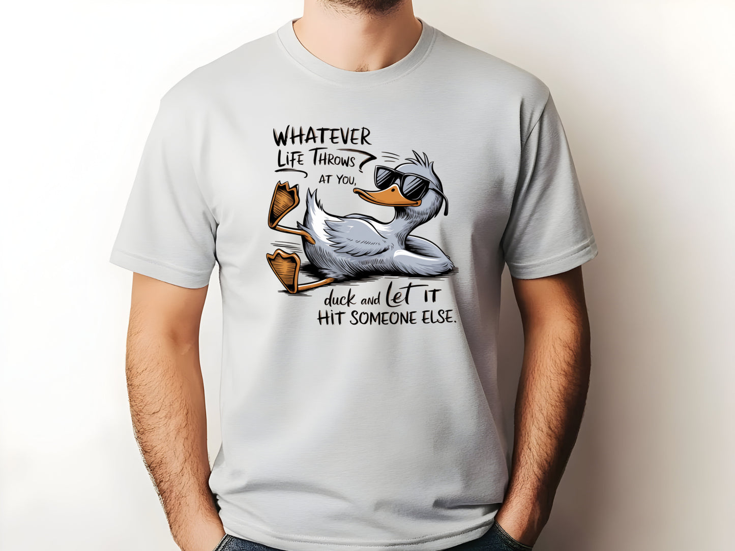 Duck! Funny Print DTF TRANSFER