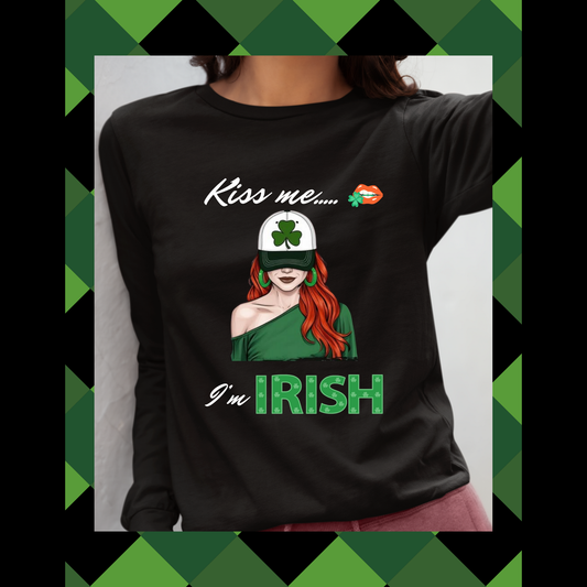 "Kiss Me I'm Irish" DTF Print