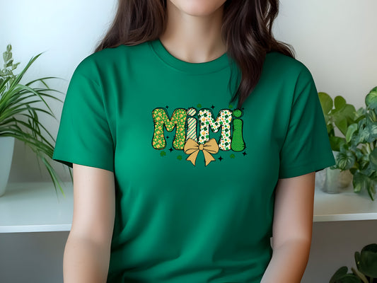 "Mimi St. Patrick's Day DTF Green Print Edition