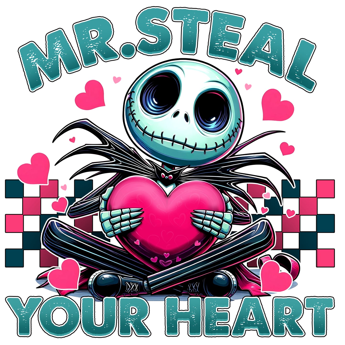 Mr. Steal Your Heart Valentine DTF Transfer