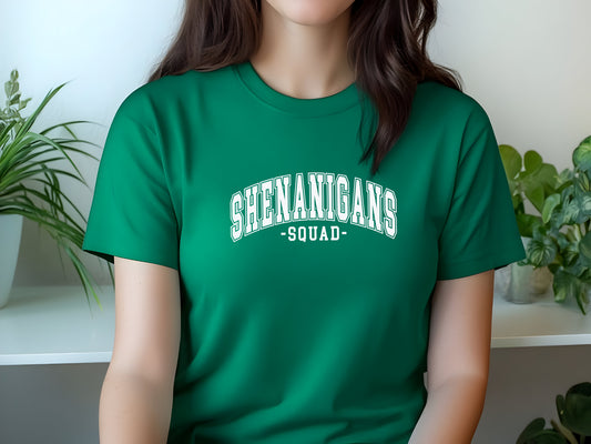 Shenanigans Squad St. Patrick's Day DTF White Print Edition