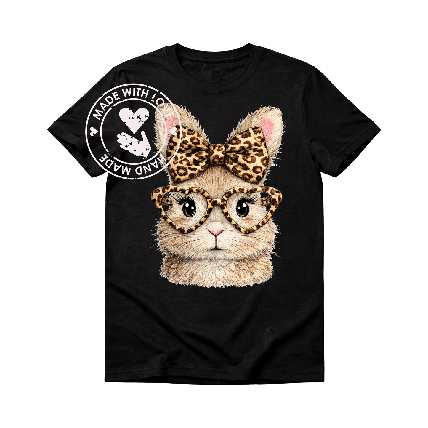 Retro Leopard Easter Bunny