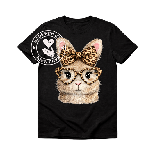 Retro Leopard Easter Bunny