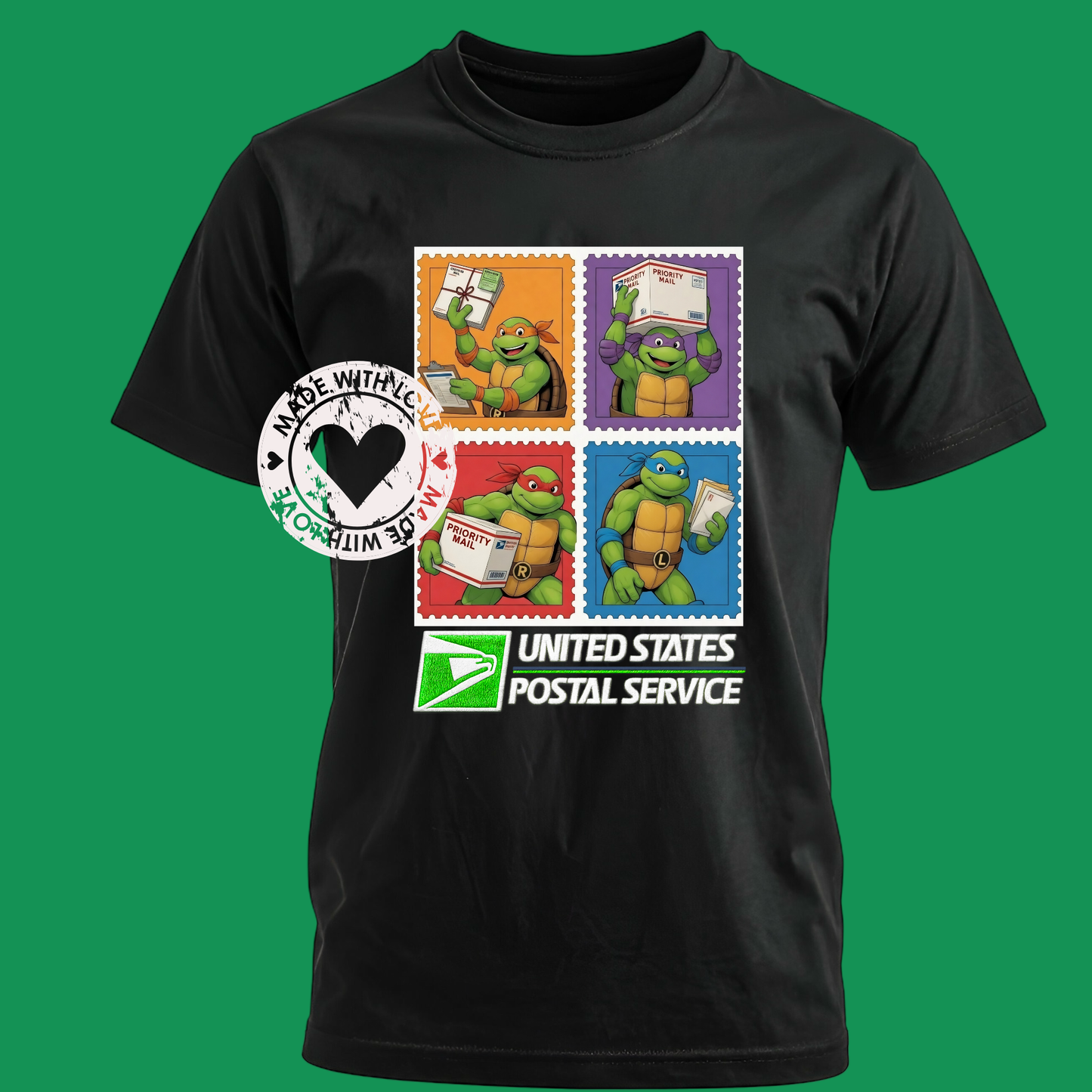 Ninja Turtle stamps