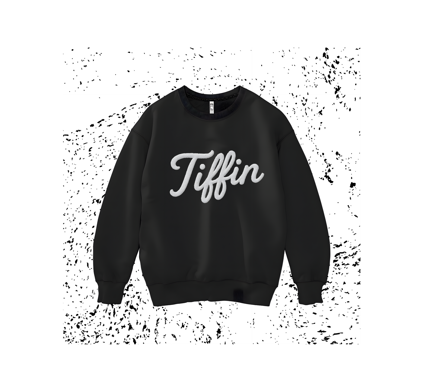 Tiffin, Faux Chenille DTF Print