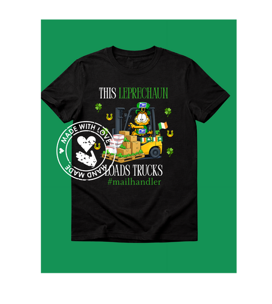 This leprechaun loads trucks