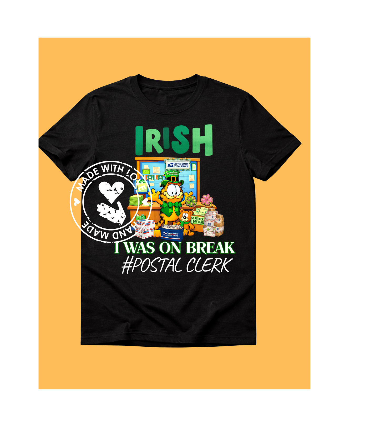 Irish I was on Break, Postal Clerk