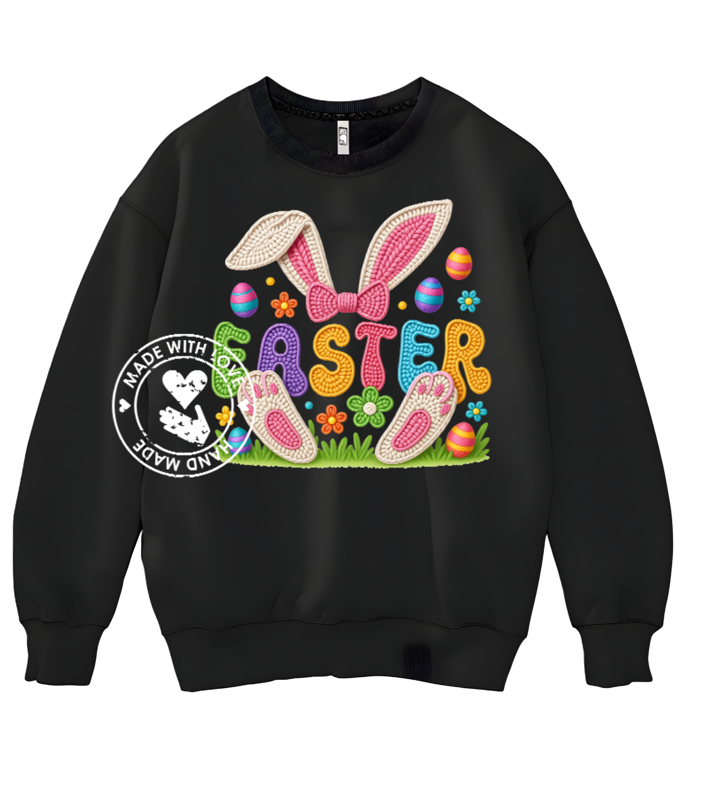 Faux Yarn Easter Bunny