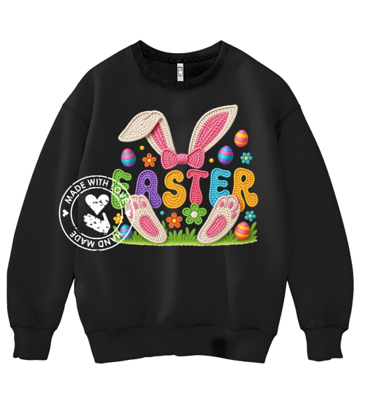 Faux Yarn Easter Bunny